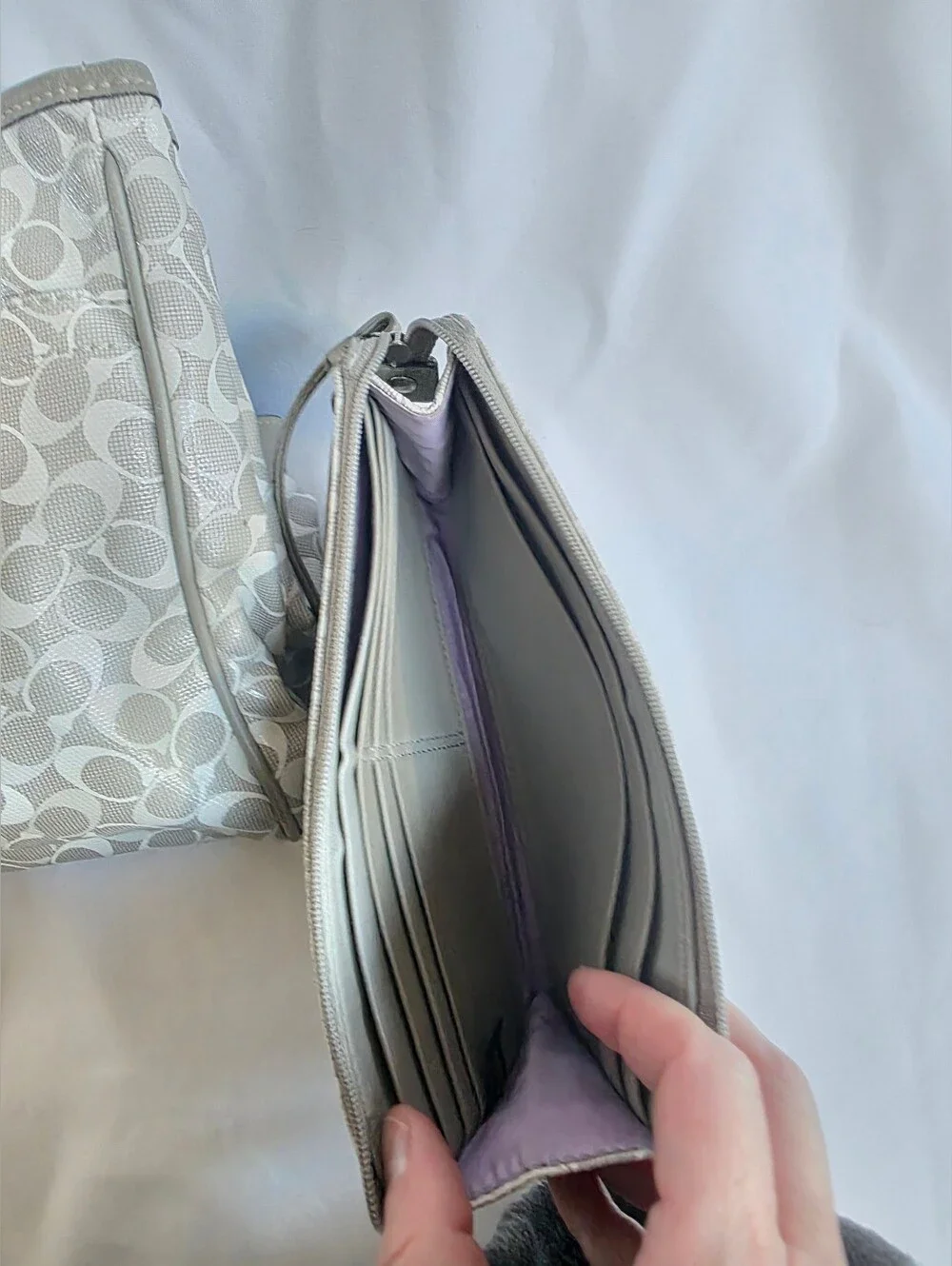 Coach signature tote